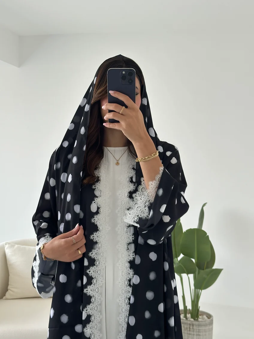 Printed Abaya